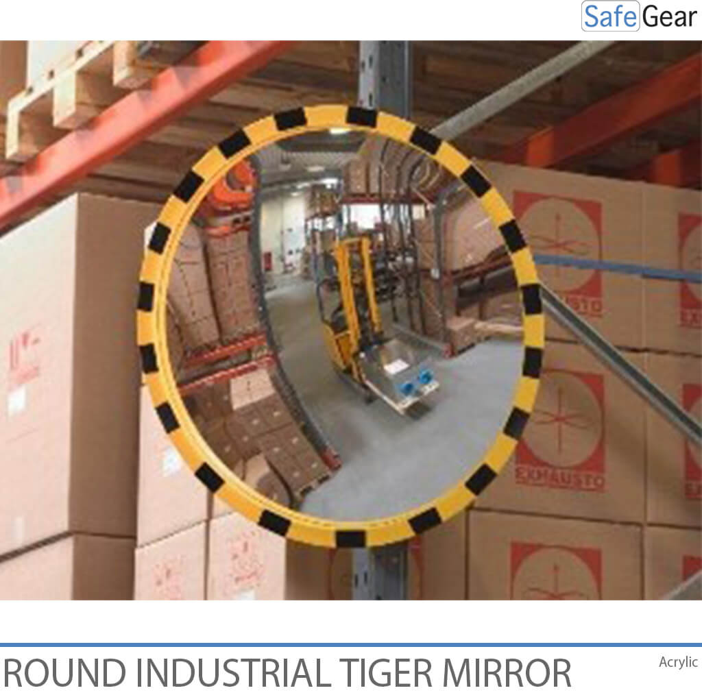 Industriespiegel - Acryl - Tiger - Rund - 60 cm
