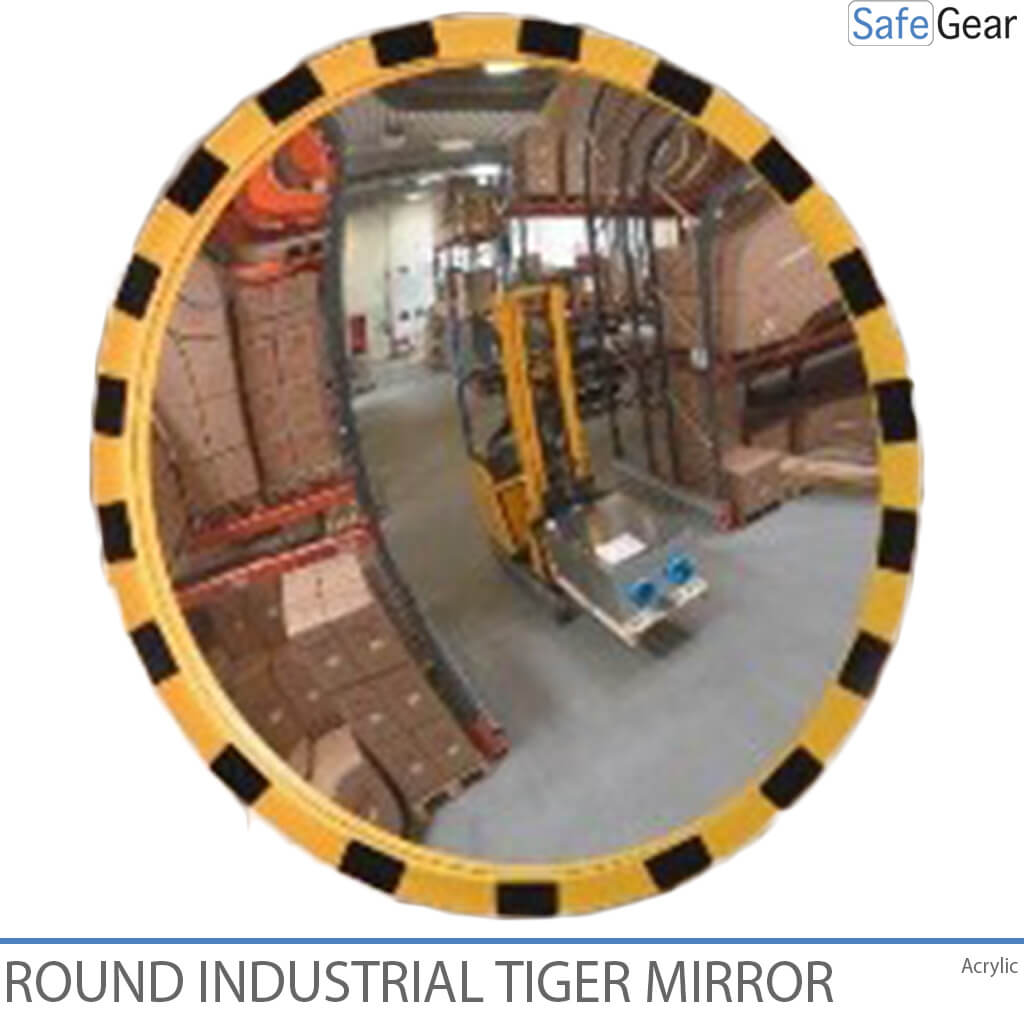 Industriespiegel - Acryl - Tiger - Rund - 60 cm
