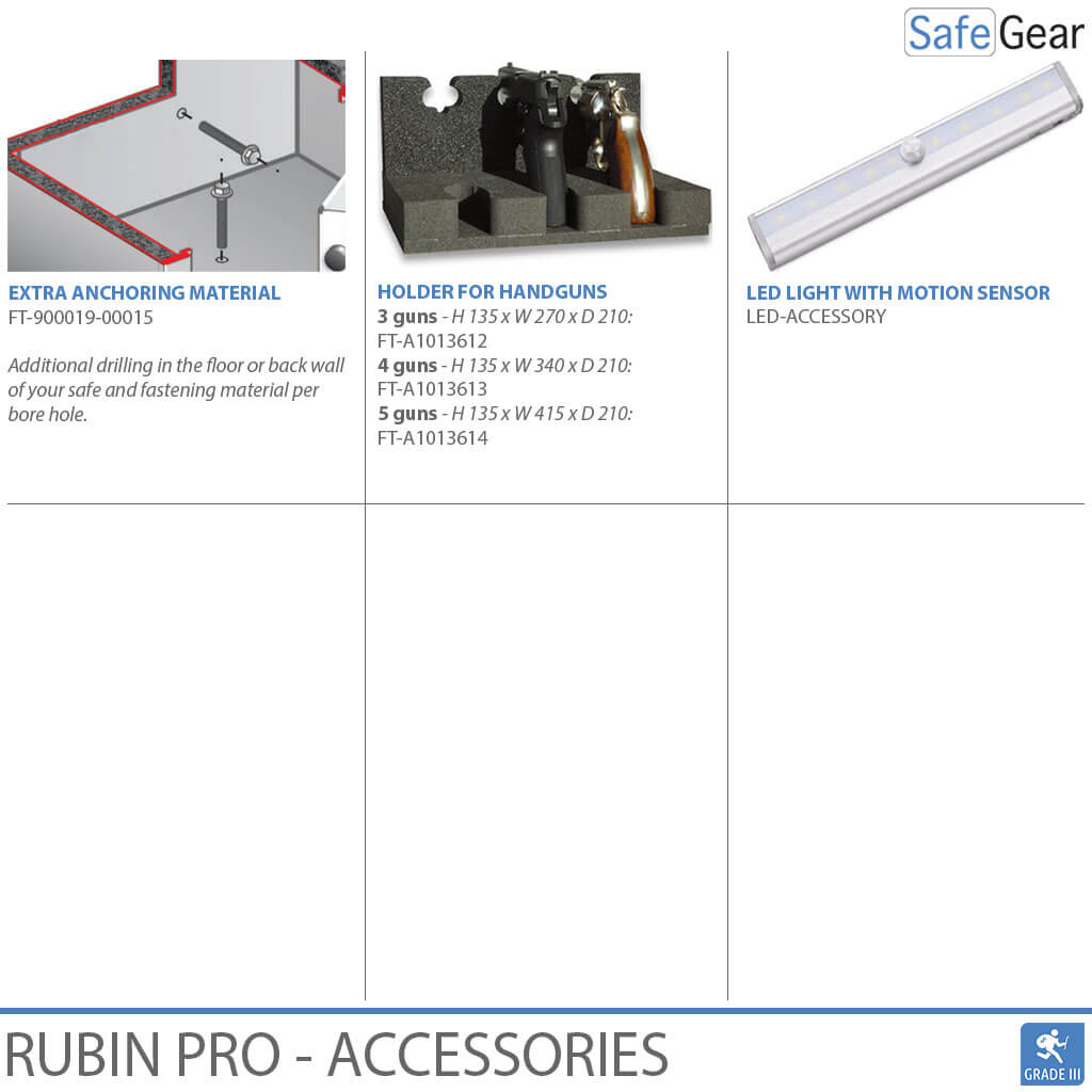Rubin Pro 70 - Security Safe (734 Liters) - Burglary Test Grade 3