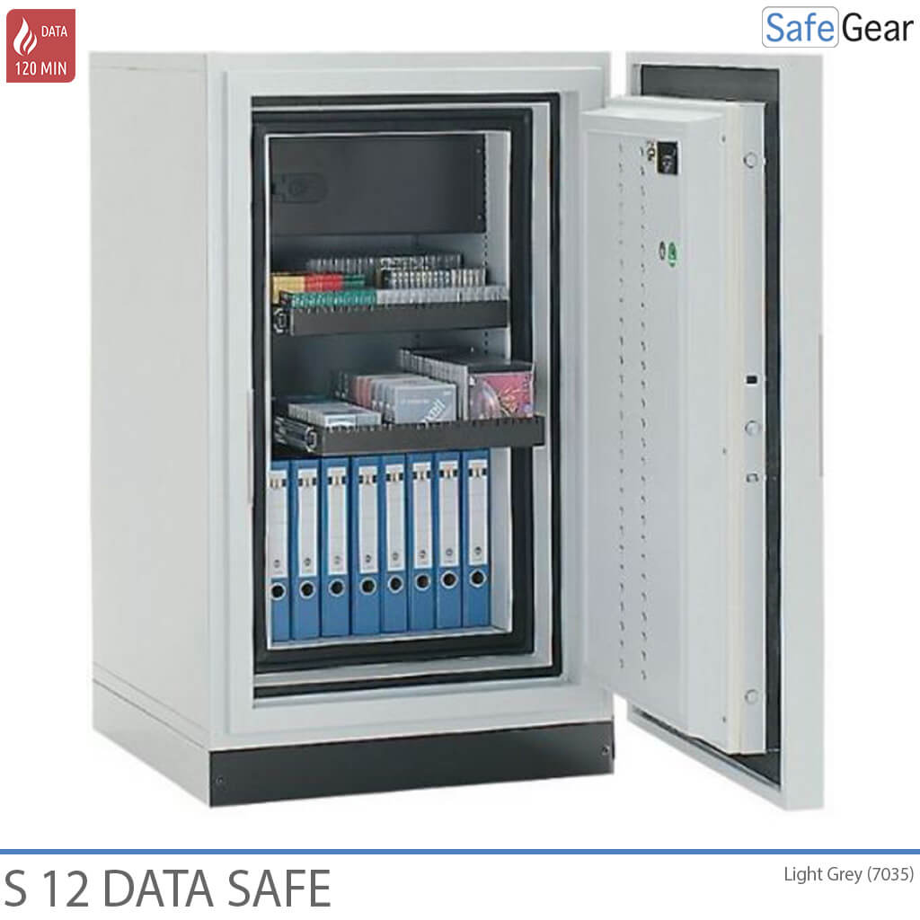 S12 Fireproof Data Safe - 280 LTO Data Tapes - Fire Test 120 min