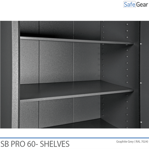 SB Pro 60 Fireproof Safe (50 Binders) - Code Lock
