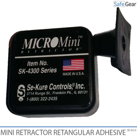 Micro Mini Retractor with Rectangular Adhesive
