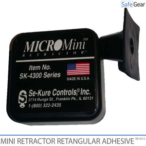 Micro Mini Retractor with Rectangular Adhesive Surface