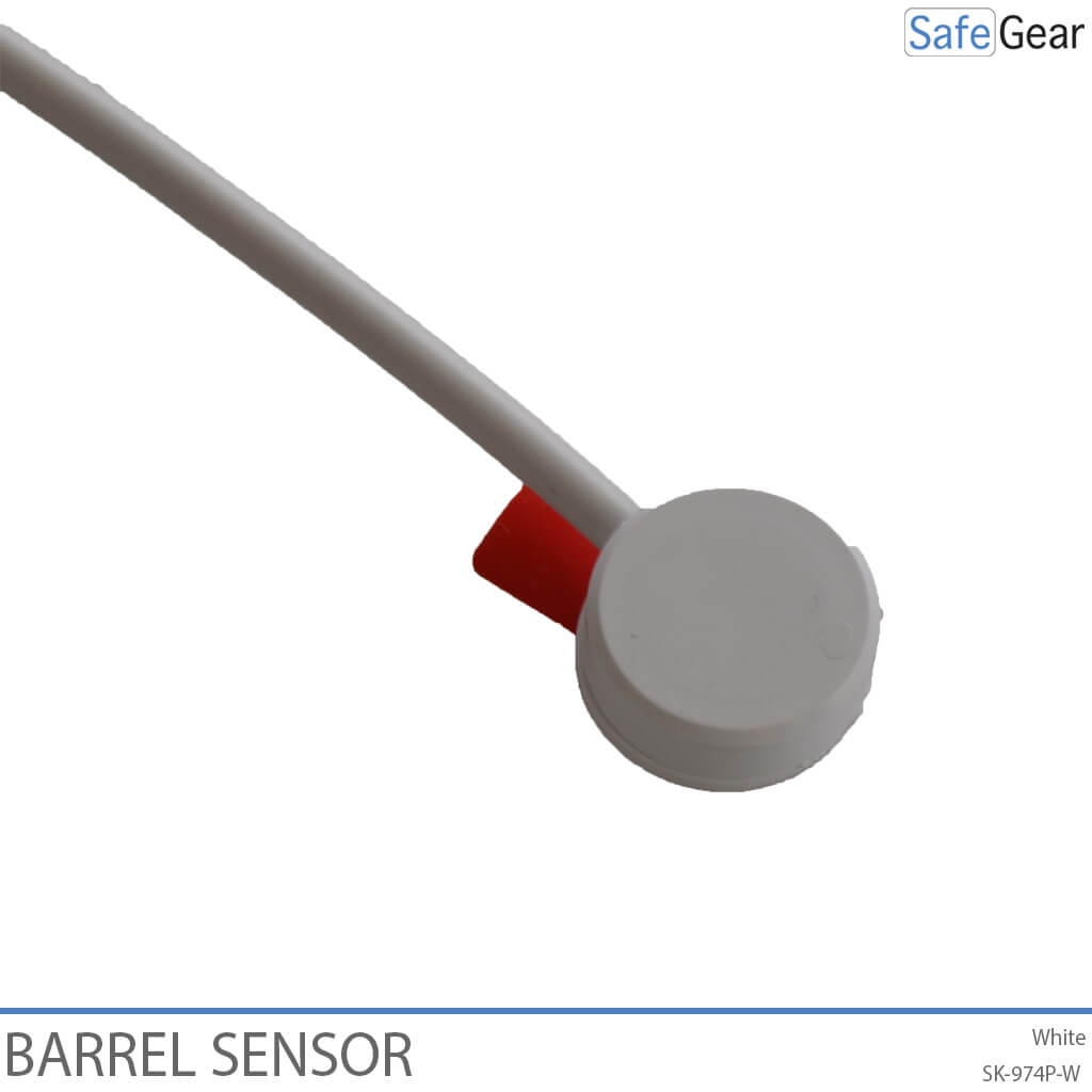 Trommelsensor, 6 Fuß (183 cm), gerade, ohne LED, weiß