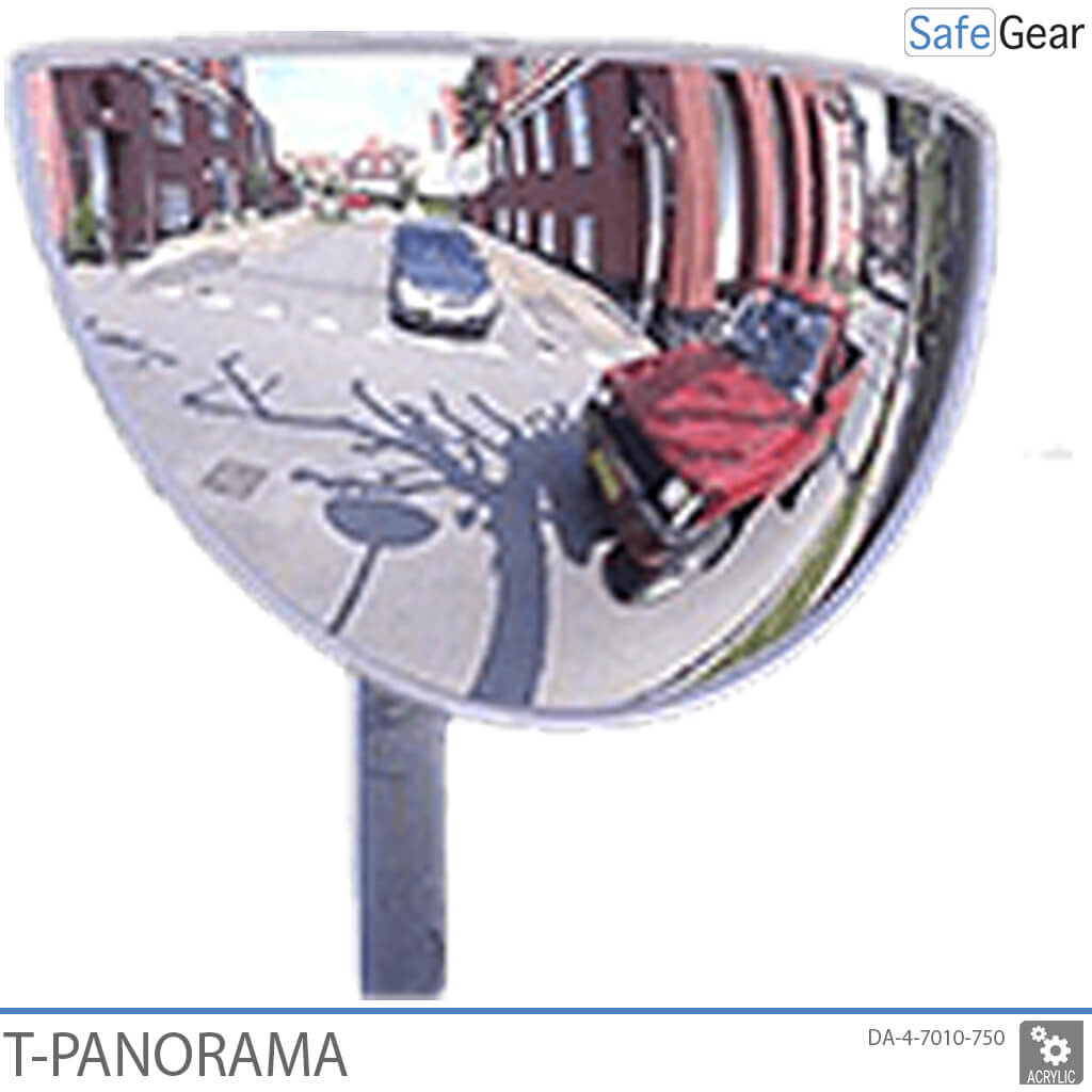 Traffic mirror - T Panorama 78-x-40-x-16 cm