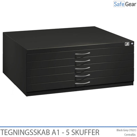 Drawing cabinet A1 with 5 drawers