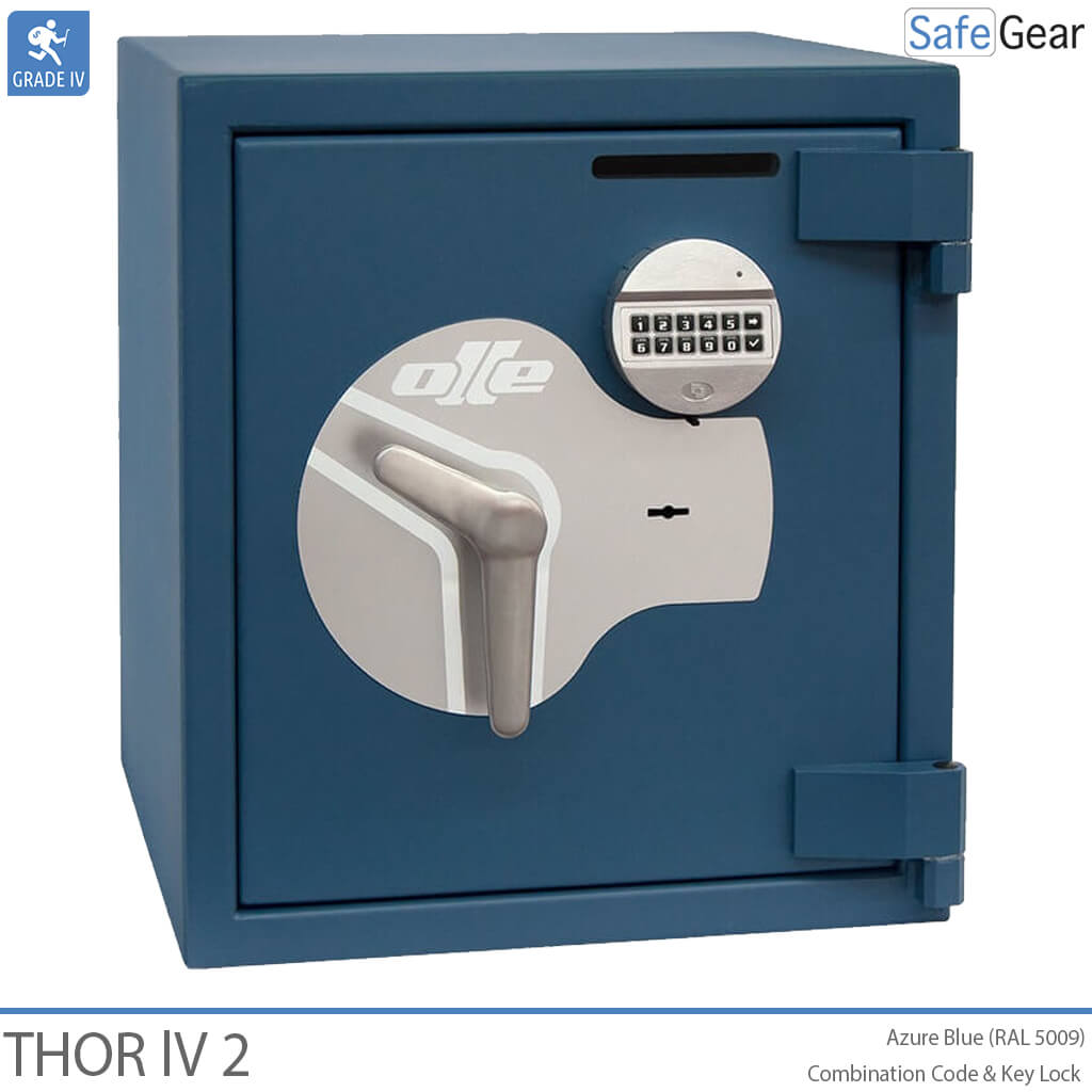 Thor IV Aufbewahrung (45L) – Einbruchprüfung Klasse 4 – Codeschloss und Schlüsselschloss