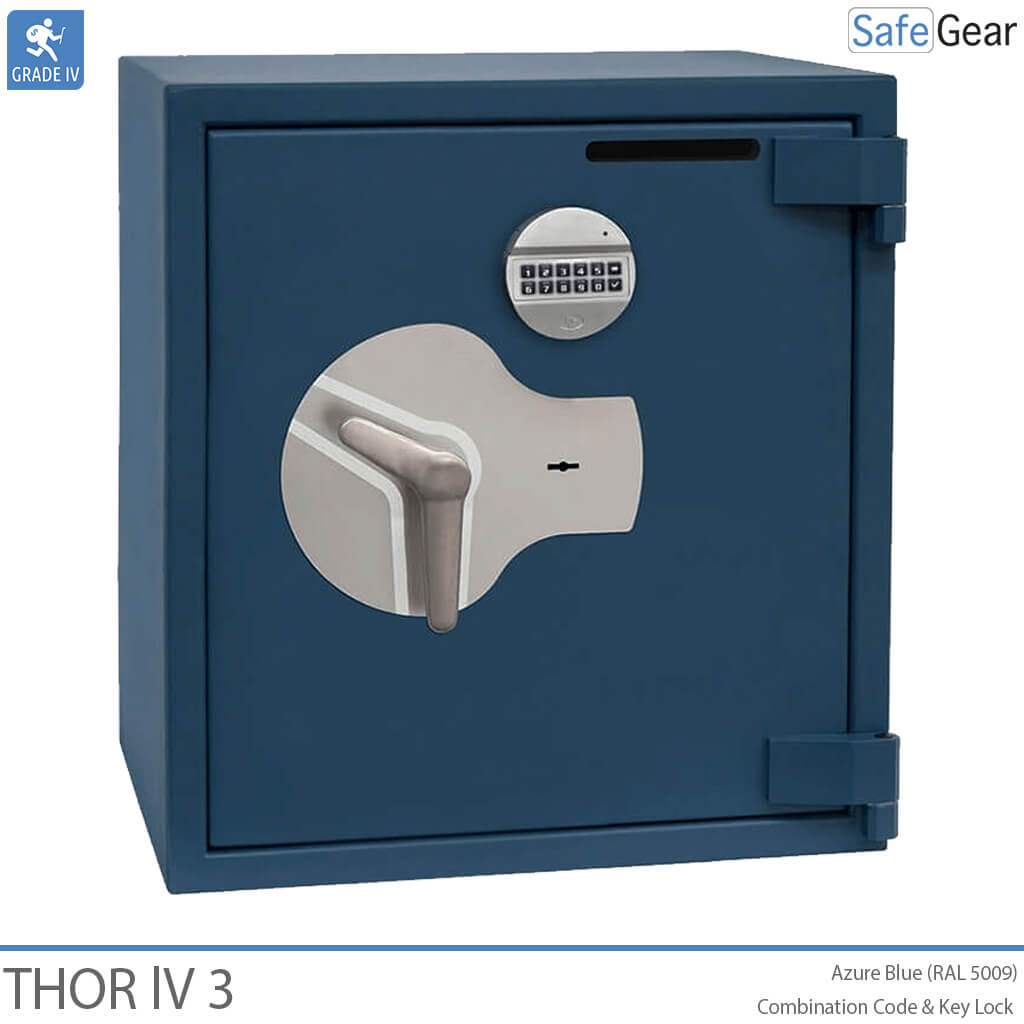 Thor IV Aufbewahrung (100L) – Einbruchprüfung Klasse 4 – Codeschloss und Schlüsselschloss