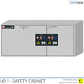 UB 1 - Chemical Safety Cabinet (482 L) - Fire test 90 min - Key Lock