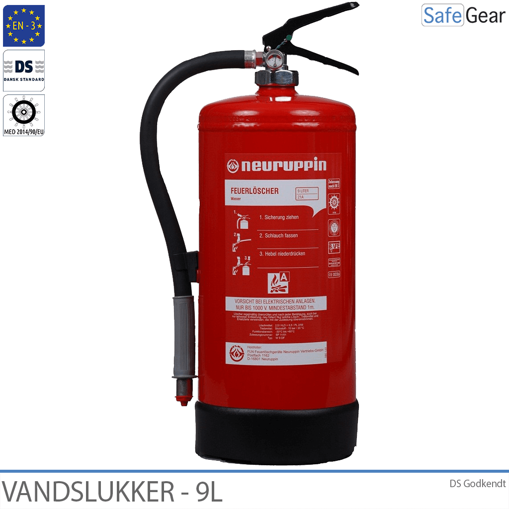 Vandslukker 9L - Frostsikker