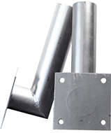 Wall Bracket Accessory for 76 mm Pole Bracket