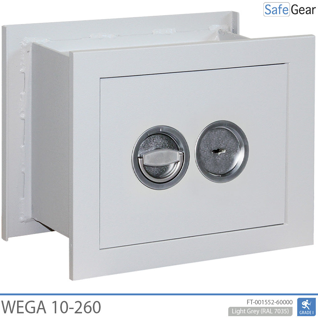 Wega 10-260 Wandeinbautresor (12L) – Einbruchprüfung Klasse I