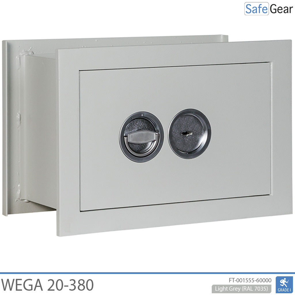 Wega 20-380 Wandeinbautresor (27L) – Einbruchprüfung Klasse I