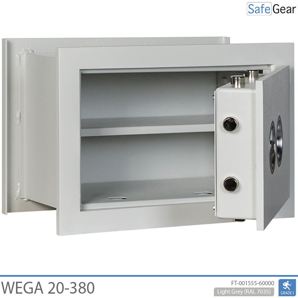 Wega 20-380 Wandeinbautresor (27L) – Einbruchprüfung Klasse I