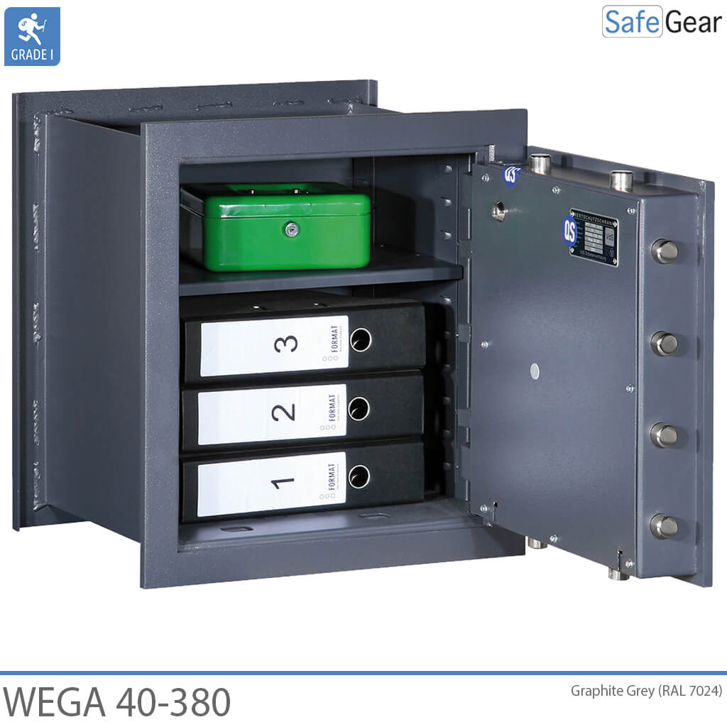 Wega 40-380 Wandeinbautresor (50L) – Einbruchprüfung Klasse I
