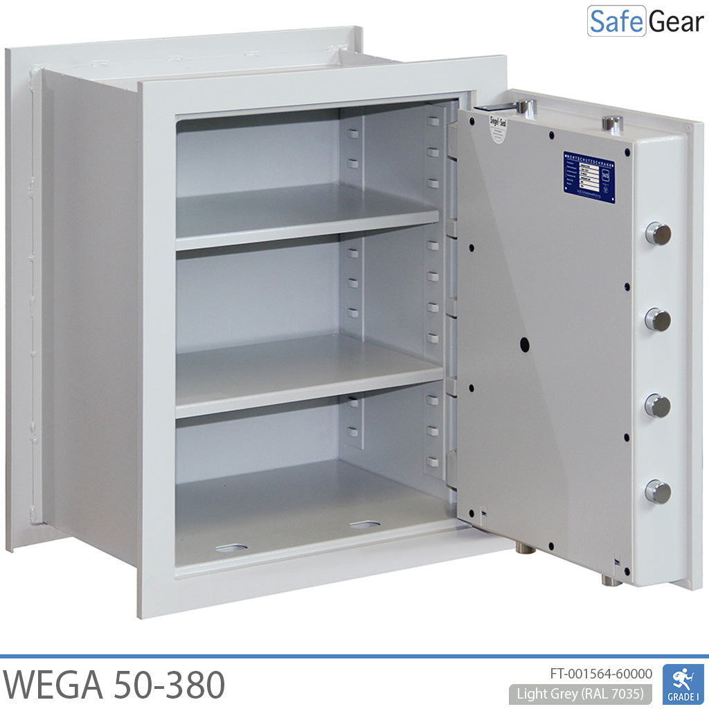 Wega 50-380 Wandeinbautresor (62L) – Einbruchprüfung Klasse I