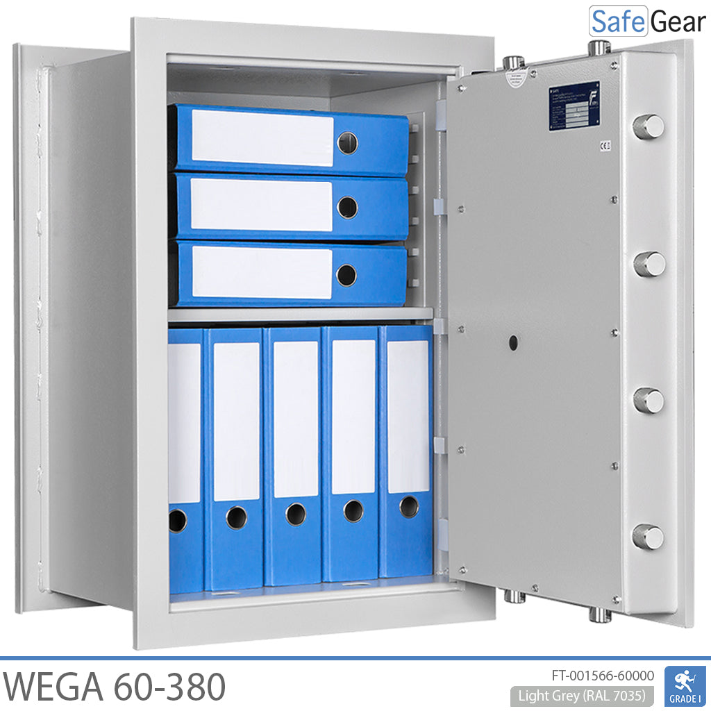 Wega 60-380 Wandeinbautresor (73L) – Einbruchprüfung Klasse I
