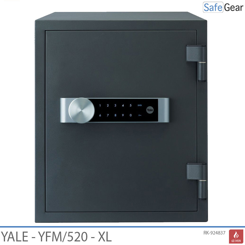 Yale YFM520 Feuerfester Tresor (37 L) XL – Tresore – Brandschutz 60 Min.